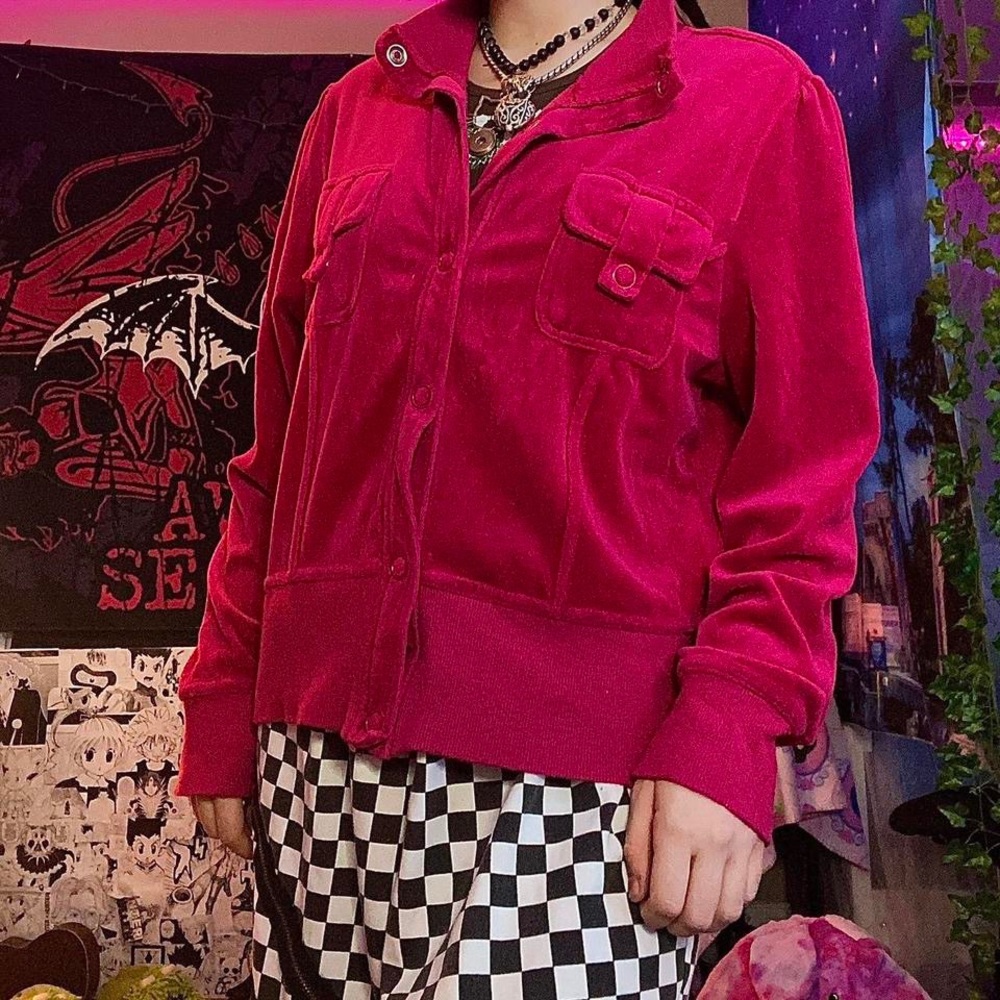rue21 magenta blazer